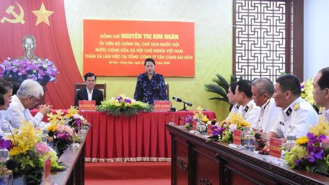 Chủ tịch Quốc hội Nguyễn Thị Kim Ngân kết luận buổi làm việc