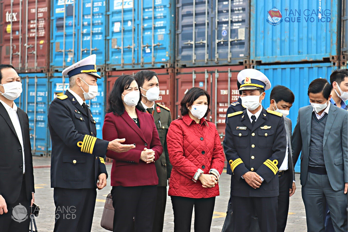 Lãnh đạo tỉnh Bắc Ninh thăm và làm việc tại ICD Tân Cảng Quế Võ - 2
