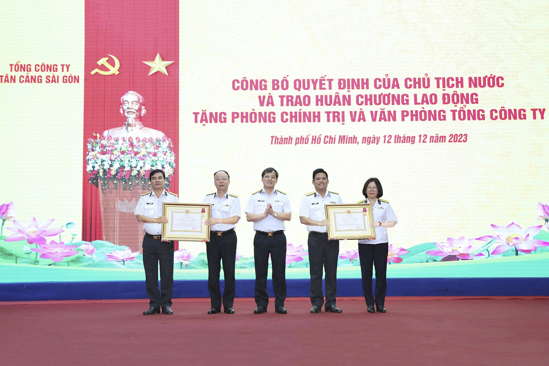 Tổng công ty Tân Cảng Sài Gòn tổ chức Hội nghị CTĐ, CTCT năm 2023