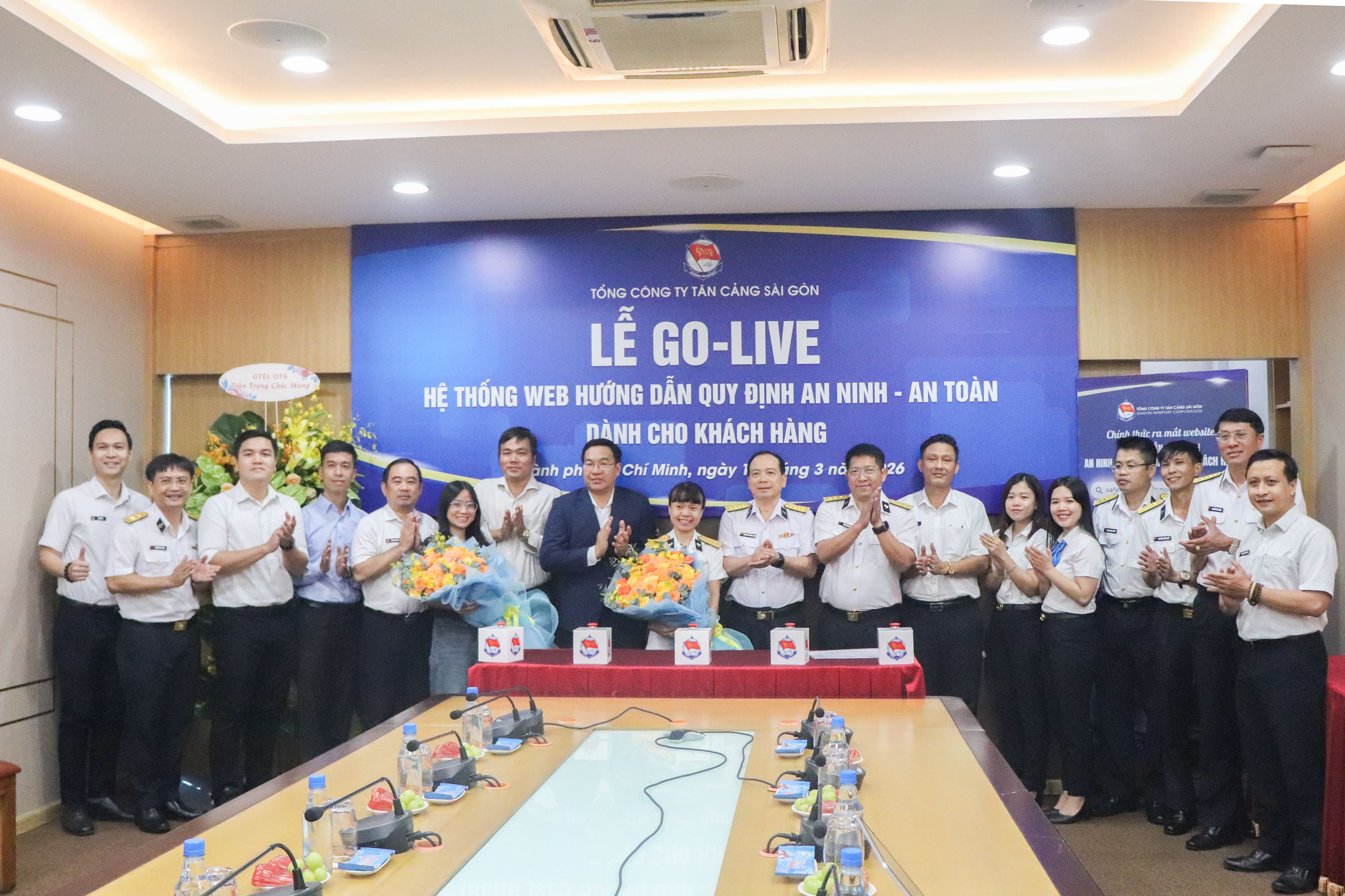 Tân Cảng Sài Gòn golive Hệ thống web hướng dẫn quy định an ninh – an toàn dành cho khách hàng