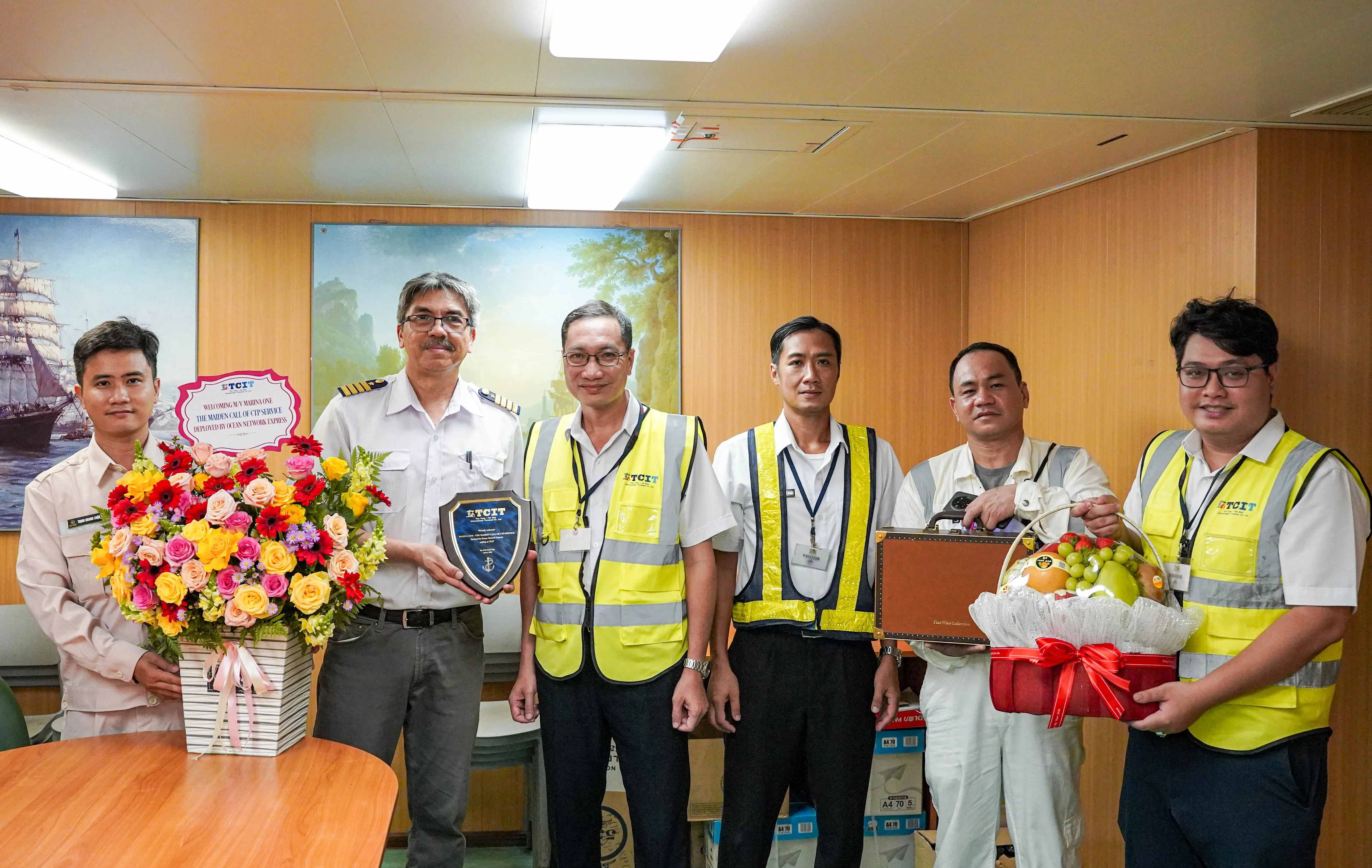 Cảng Quốc Tế Tân Cảng – Cái Mép (TCIT) chào đón tuyến dịch vụ CTP của Hãng tàu ONE - Tăng cường liên kết trong mạng lưới vận tải Nội Á