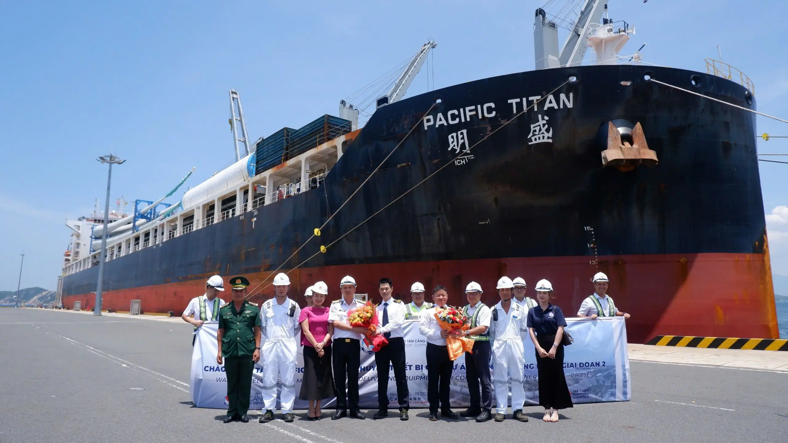 Tan Cang Petro Cam Ranh successful receipt of oversized and overweight wind turbine blades in service of the Cong Hai Wind Power Project – Phase 2