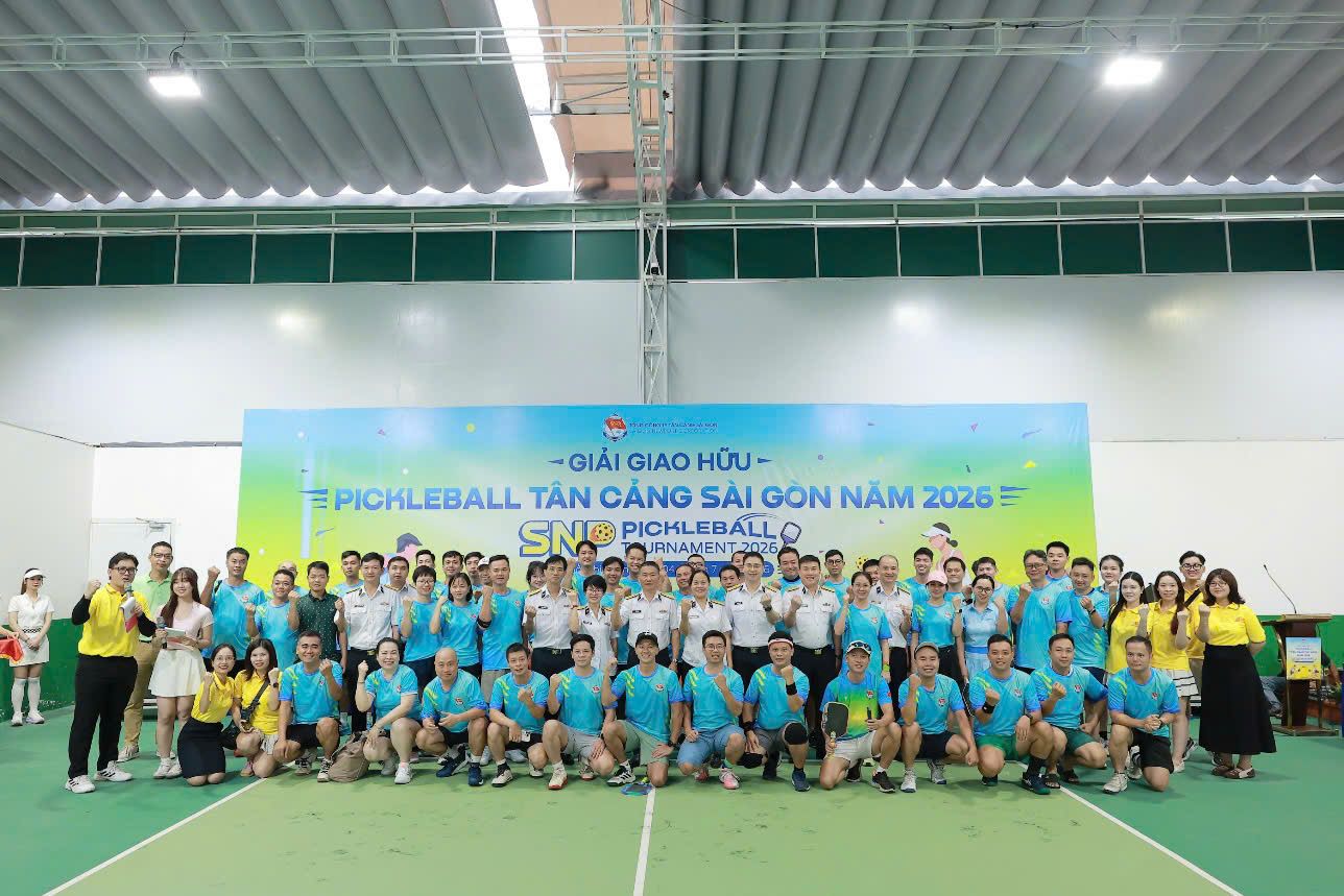Giải giao hữu Pickleball Tân Cảng Sài Gòn - Mở ra “hành trình Kết nối - Thịnh vượng” năm 2026